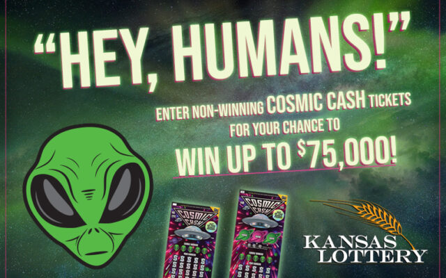 Enter Here to Win the Kansas Lottery Cosmic Cash Grand Prize!