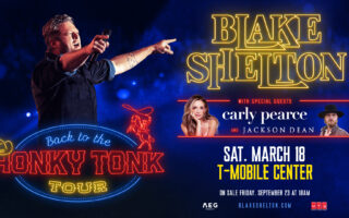 Blake Shelton at the T-Mobile Center on Saturday, March 18th