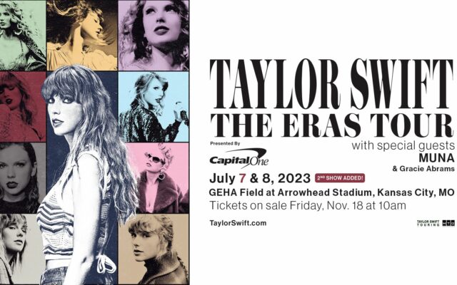 Enter To Win Tickets To Taylor Swift At Arrowhead Stadium on July 8th 2023!