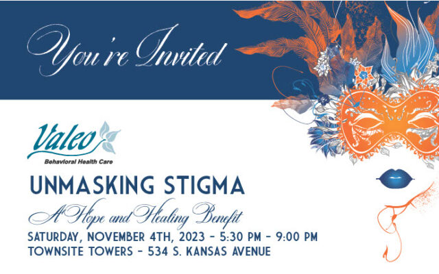 Valeo’s Unmasking Stigma “A Hope and Healing Benefit” Saturday, November 4th 2023