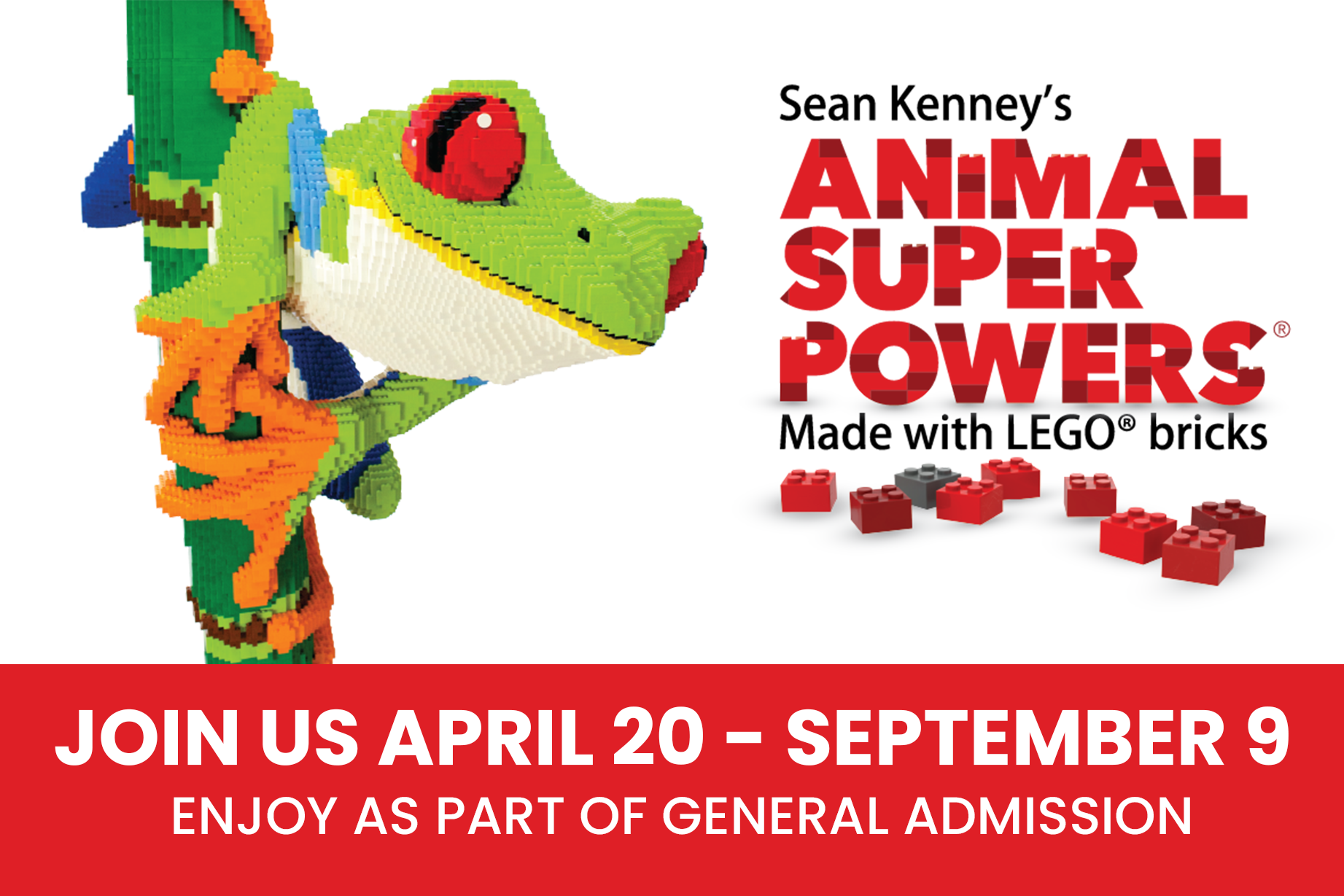 <h1 class="tribe-events-single-event-title">The Topeka Zoo welcomes Sean Kenney’s Animal Superpowers® made with Lego® Bricks</h1>