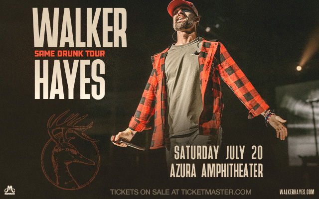 Win Tickets To See Walker Hayes At Azura Amphitheater July 20th!!